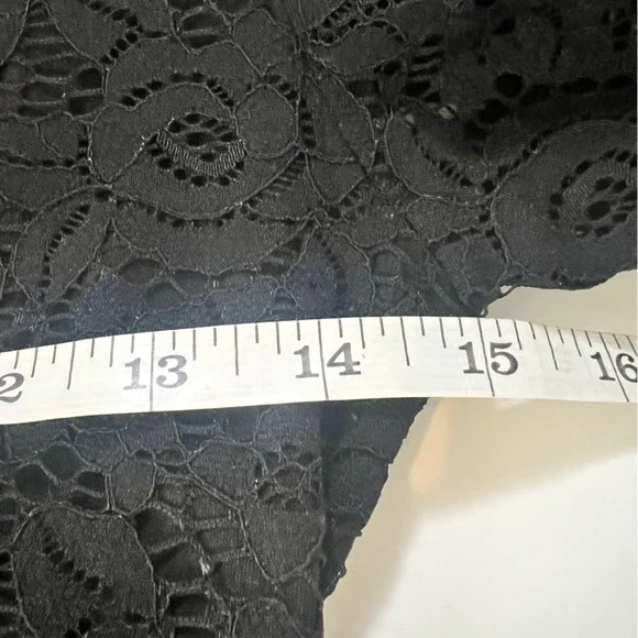 Kimchi Blue Black Lace Flutter Sleeve Mini Dress Romantic Small Whimsygoth - Picture 9 of 15